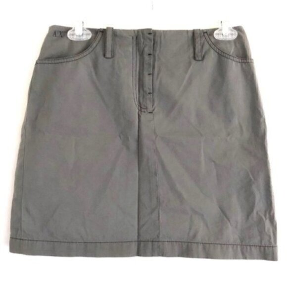 armani exchange Skirt 2 Mini Cargo Shark Gray - Picture 3 of 6
